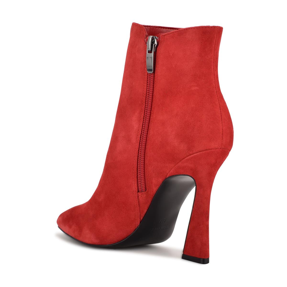 Nine West Torrie Dress Booties Red | SFGV25097