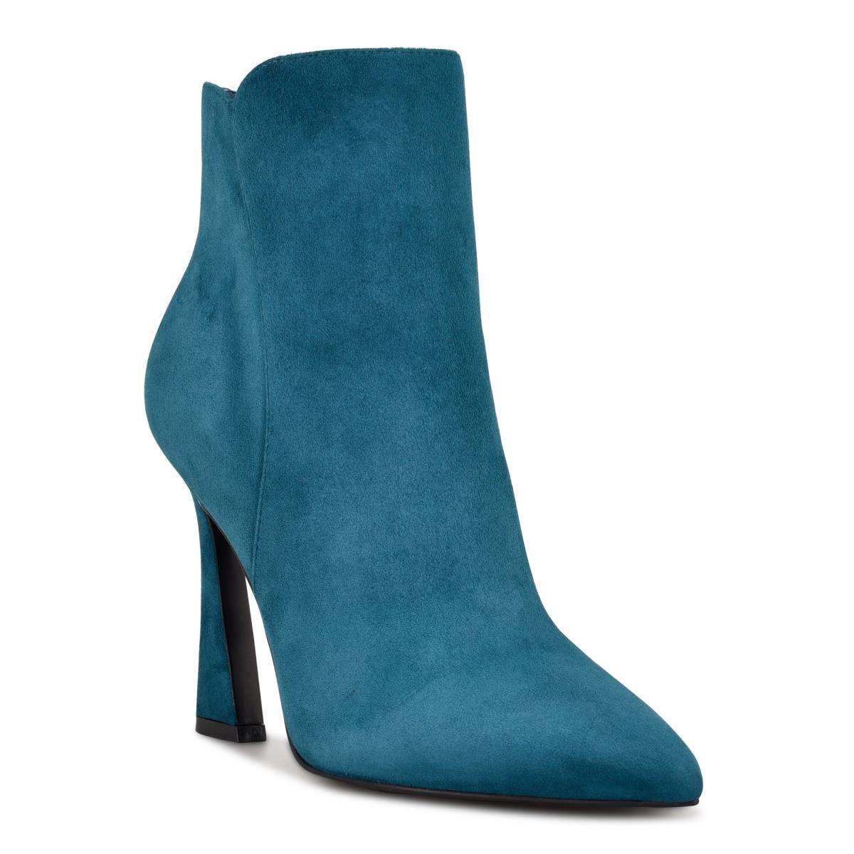 Nine West Torrie Dress Booties Turquoise | JFOG93270