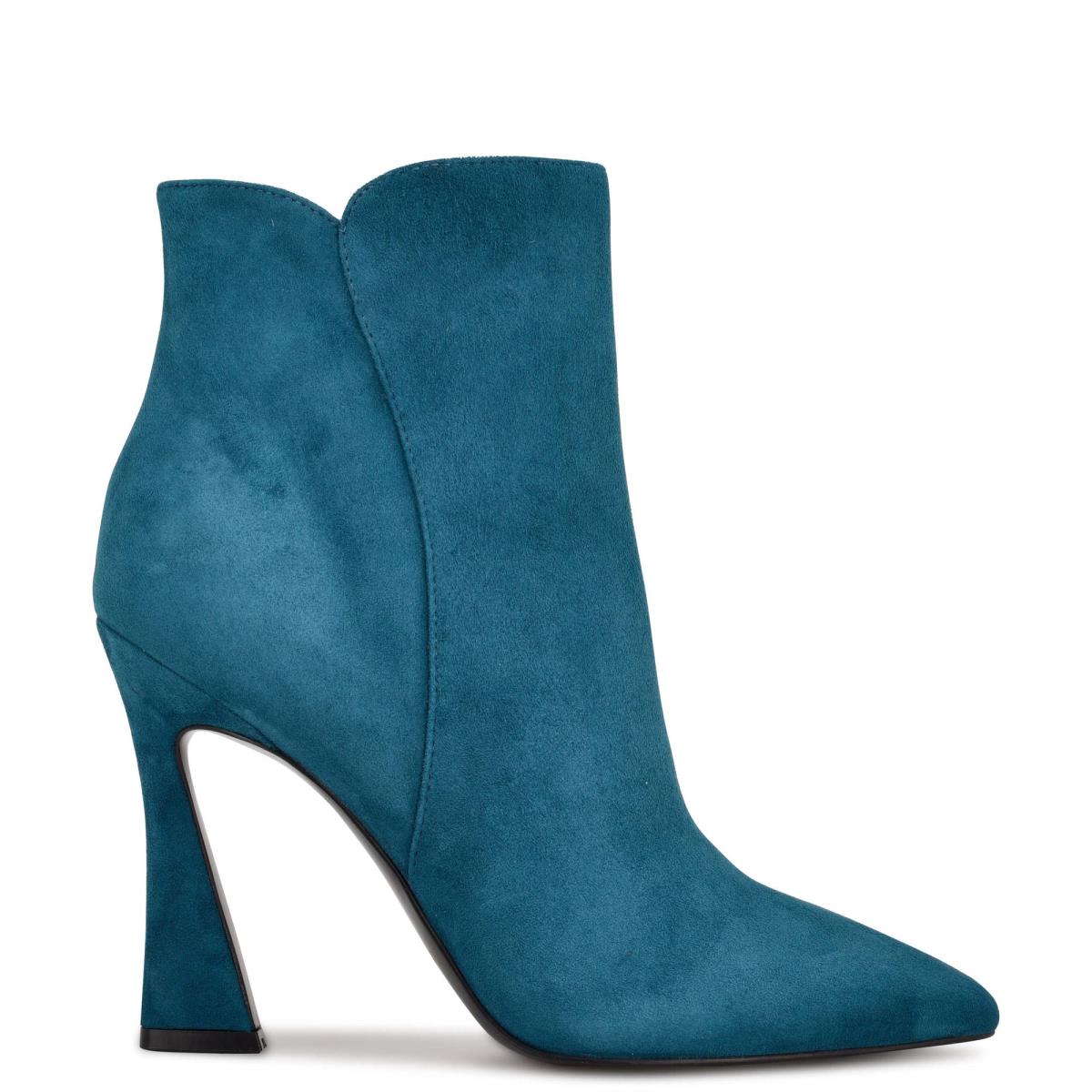 Nine West Torrie Dress Booties Turquoise | JFOG93270