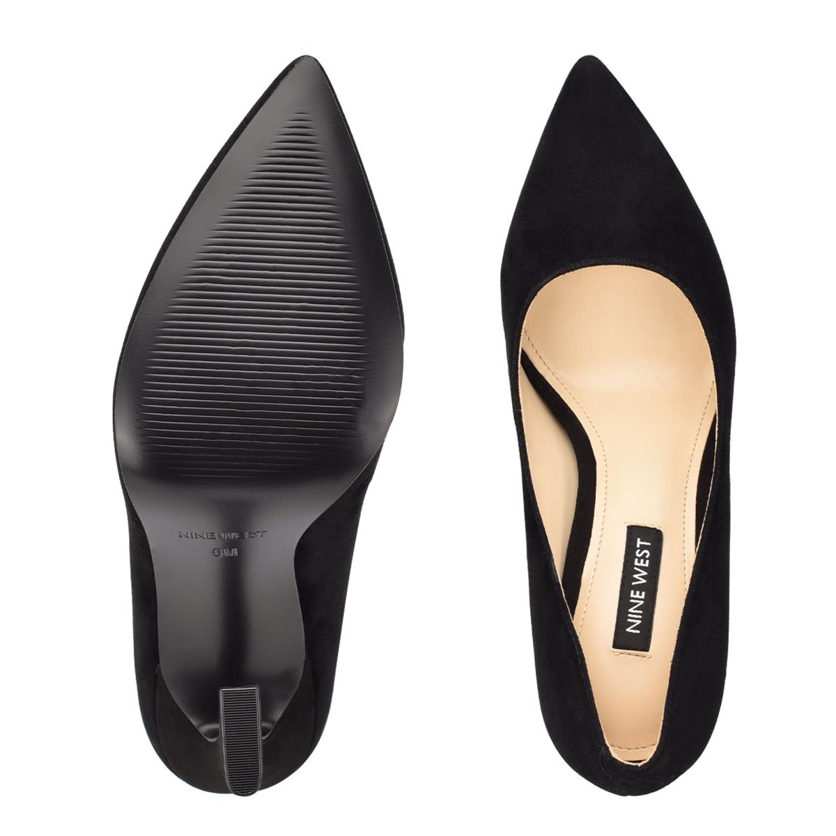 Nine West Trendz Pointy Toe Pumps Black | RYNJ61053