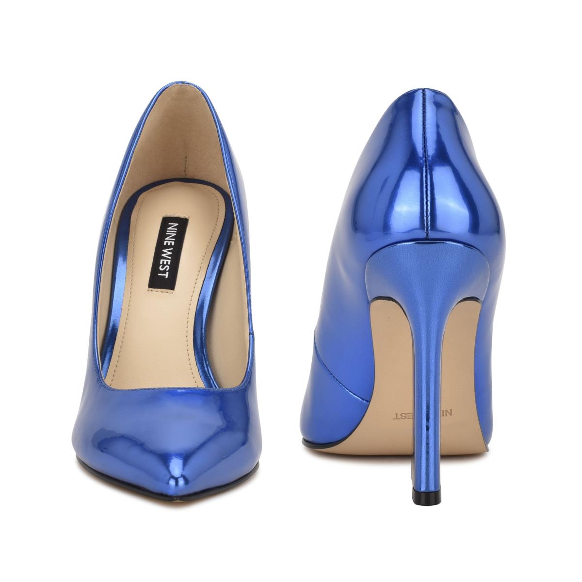 Nine West Trendz Pointy Toe Pumps Blue | LXQE56182