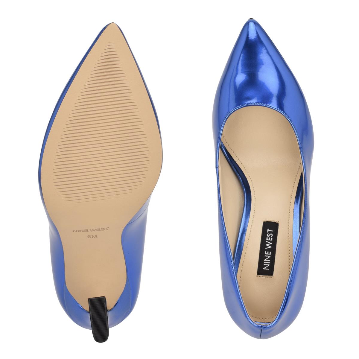 Nine West Trendz Pointy Toe Pumps Blue | LXQE56182