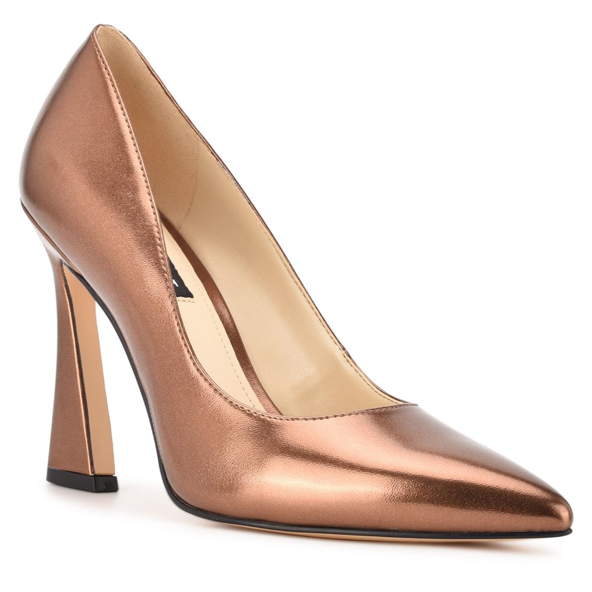 Nine West Trendz Pointy Toe Pumps Brown | TFPU28640