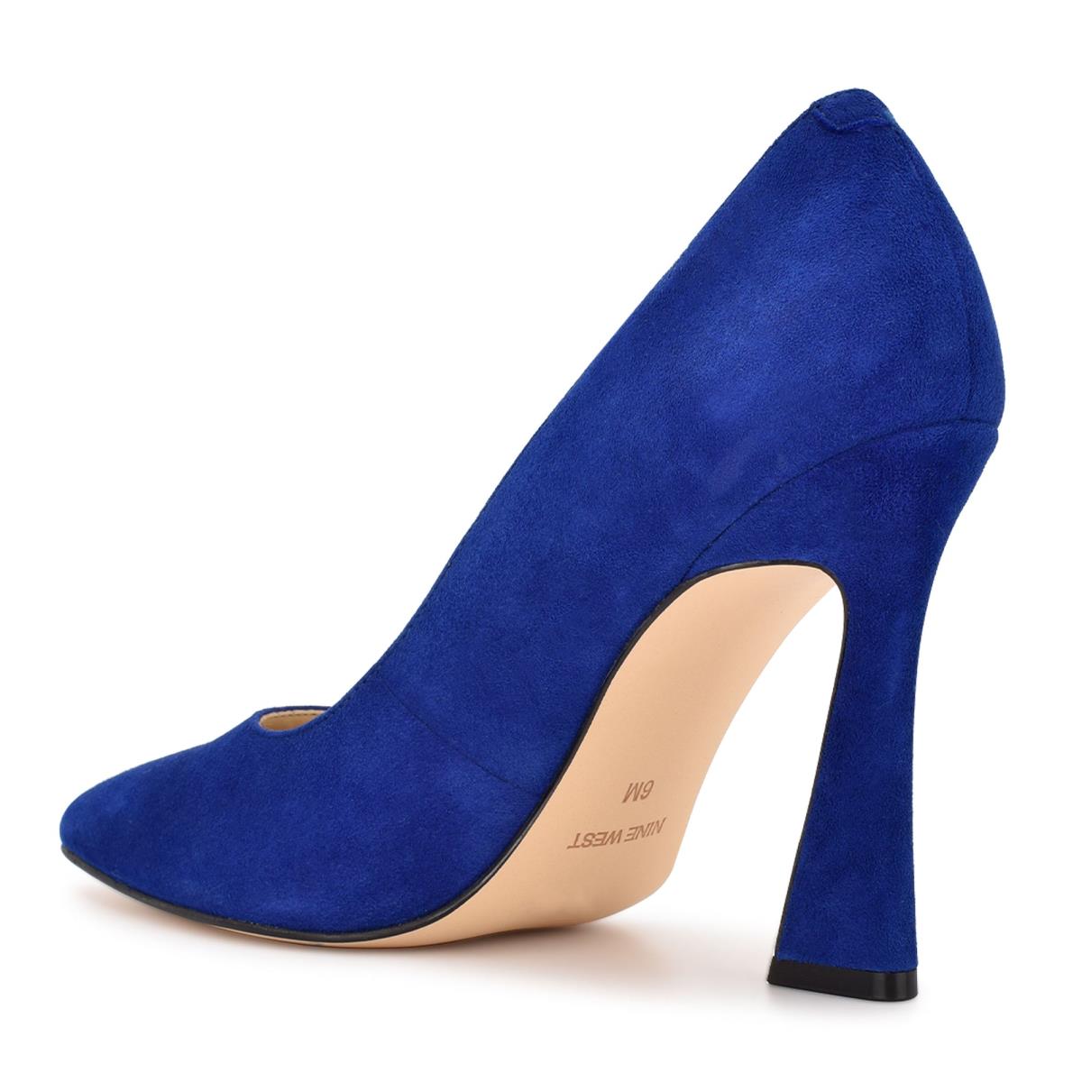 Nine West Trendz Pointy Toe Pumps Deep Blue | UFAN84769