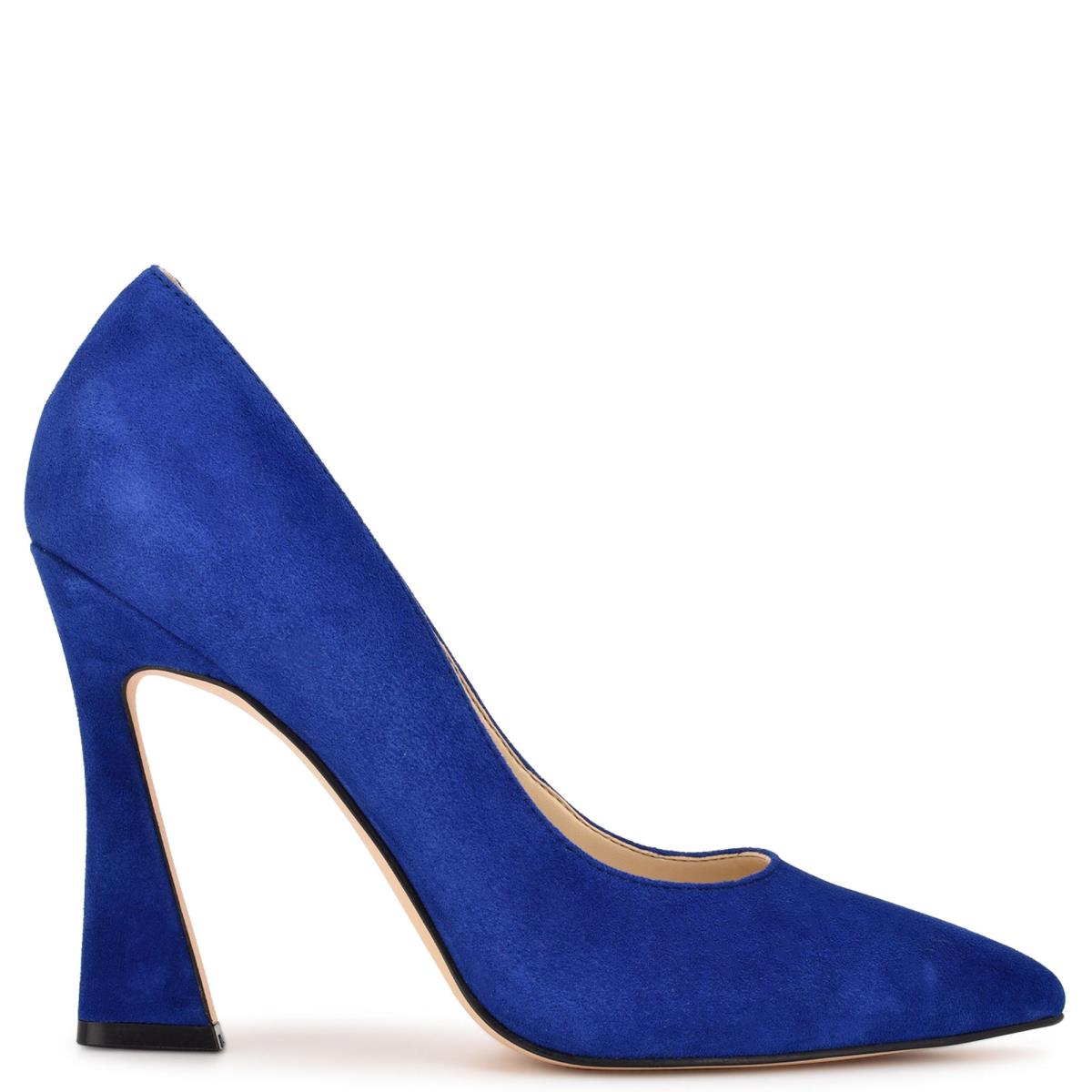 Nine West Trendz Pointy Toe Pumps Deep Blue | UFAN84769