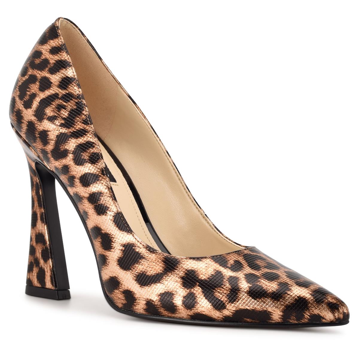 Nine West Trendz Pointy Toe Pumps Leopard | UXAO75304