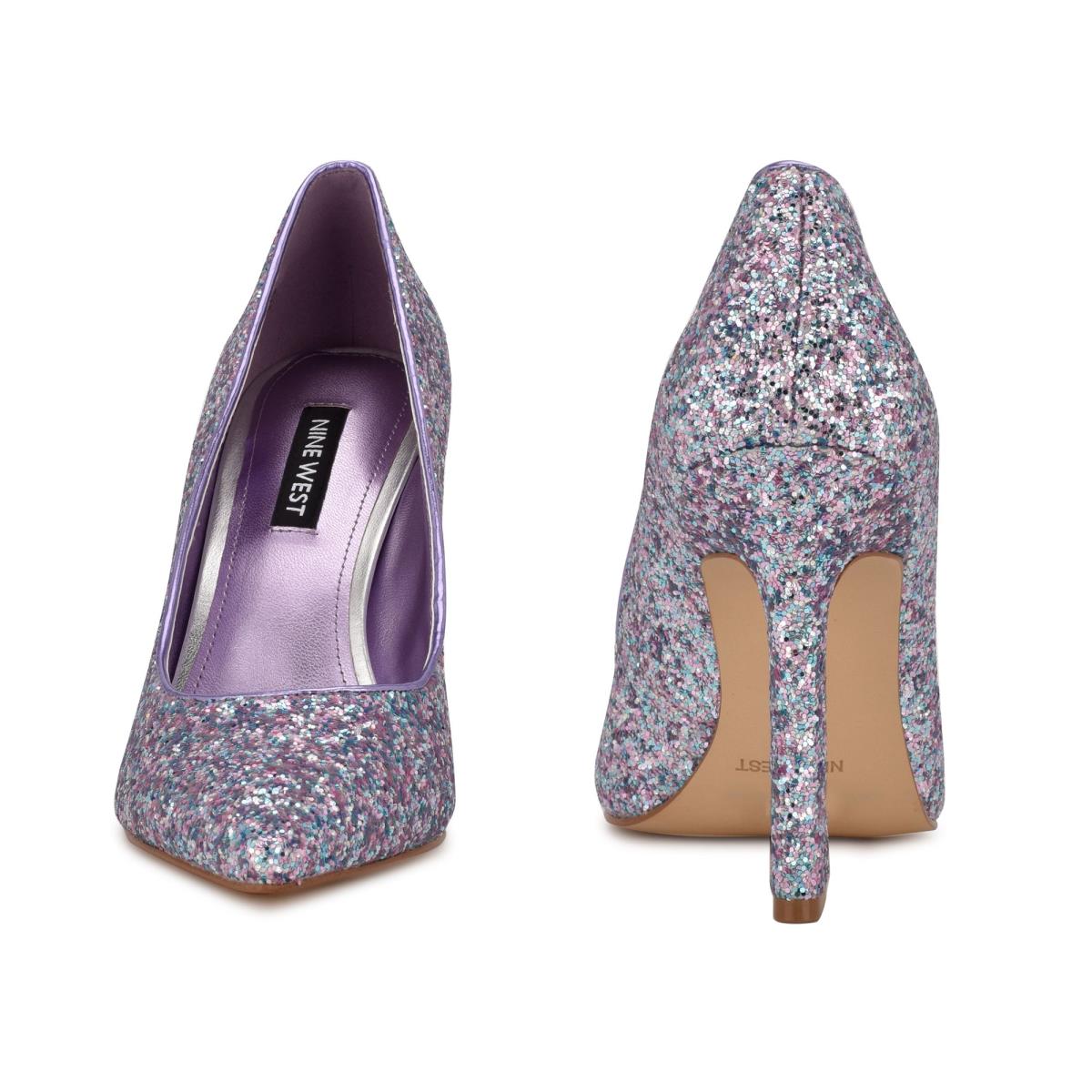 Nine West Trendz Pointy Toe Pumps Purple / Multicolor | NIGM37198