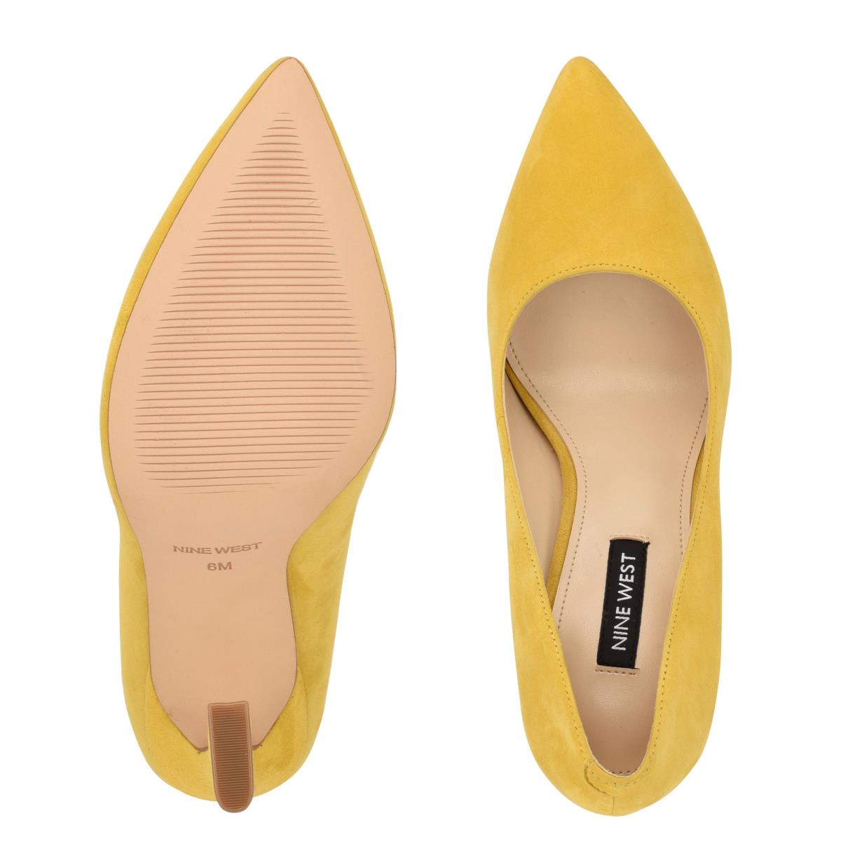 Nine West Trendz Pointy Toe Pumps Yellow | KOGD46802