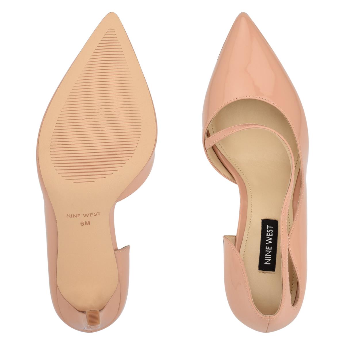 Nine West Twirl Pointy Toe Pumps Beige | ZTVX43872