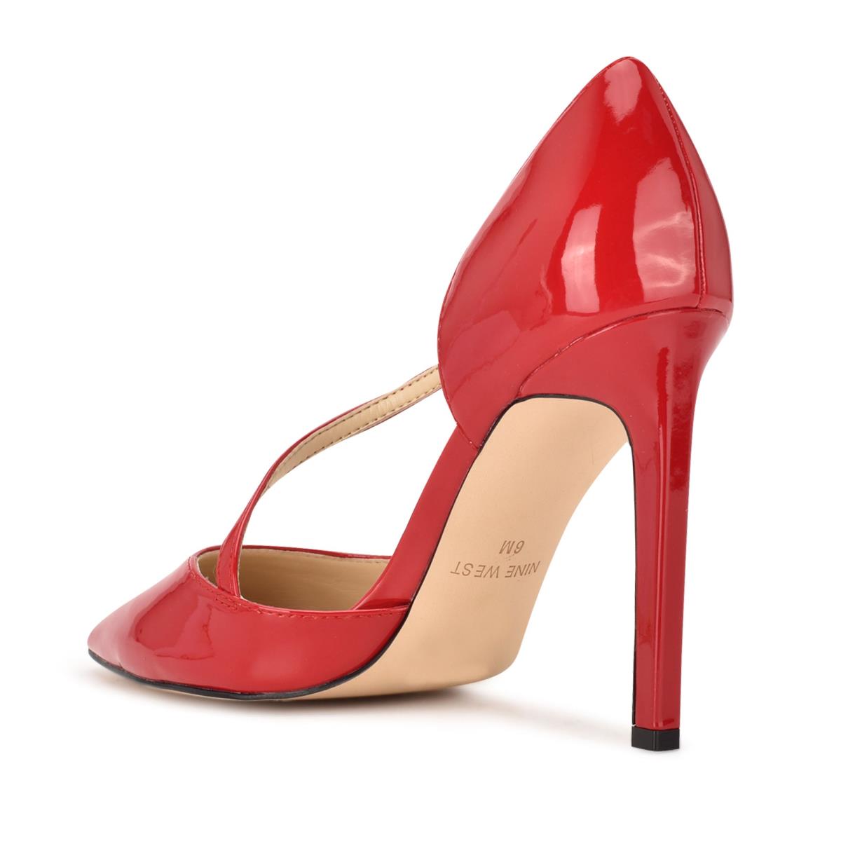 Nine West Twirl Pointy Toe Pumps Red | ZREN15042