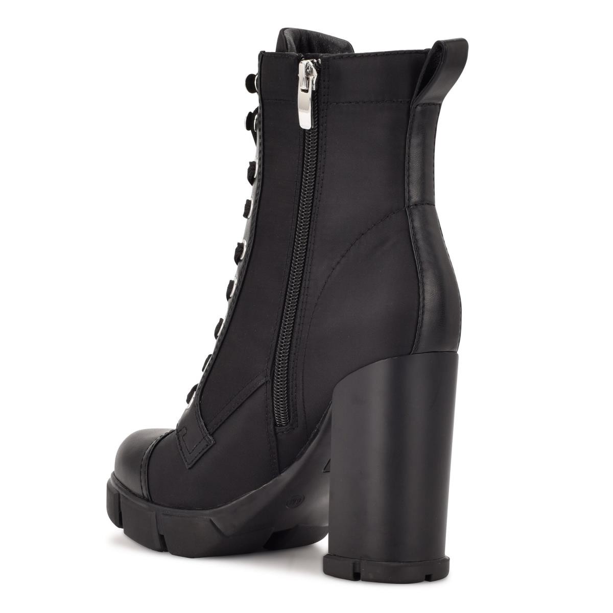 Nine West Vega Heeled Booties Black | XBNW68175