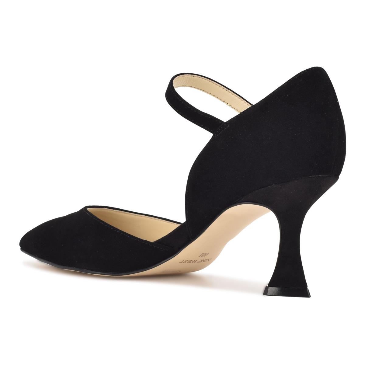 Nine West Wanah Pointy Toe Pumps Black | QTVN60543