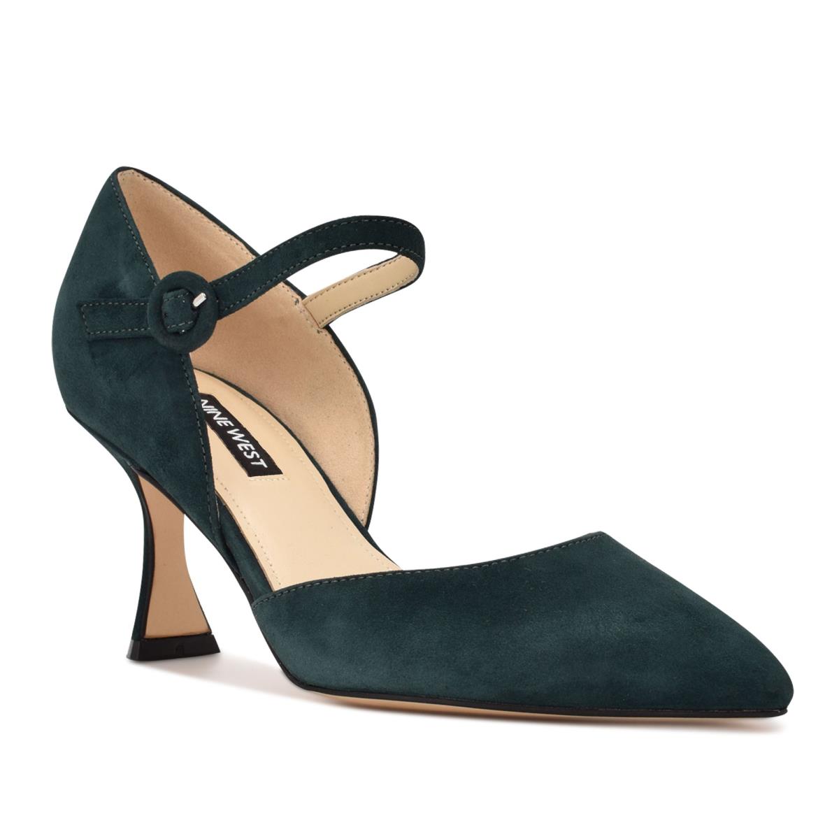 Nine West Wanah Pointy Toe Pumps Peacock | KPHI83420