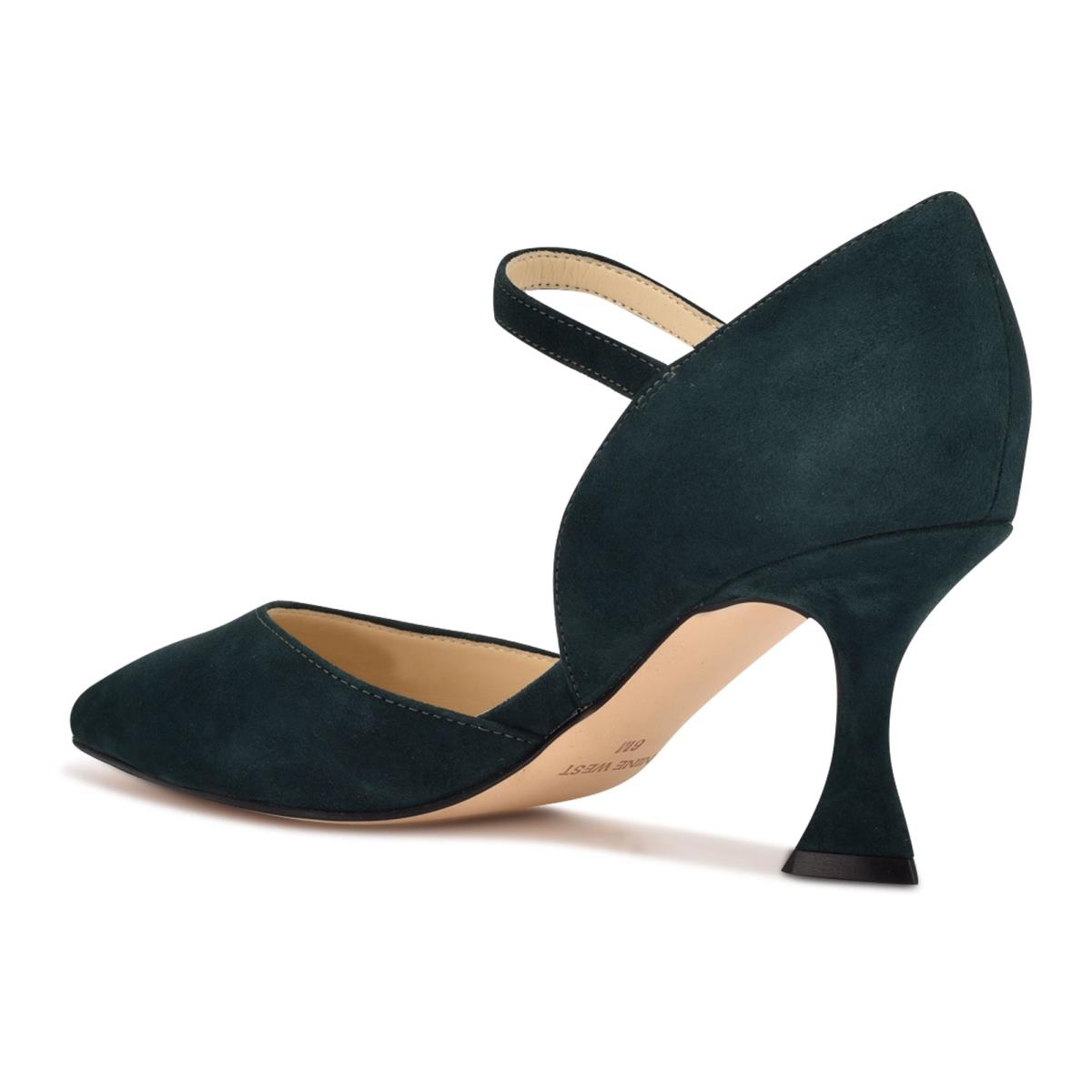 Nine West Wanah Pointy Toe Pumps Peacock | KPHI83420