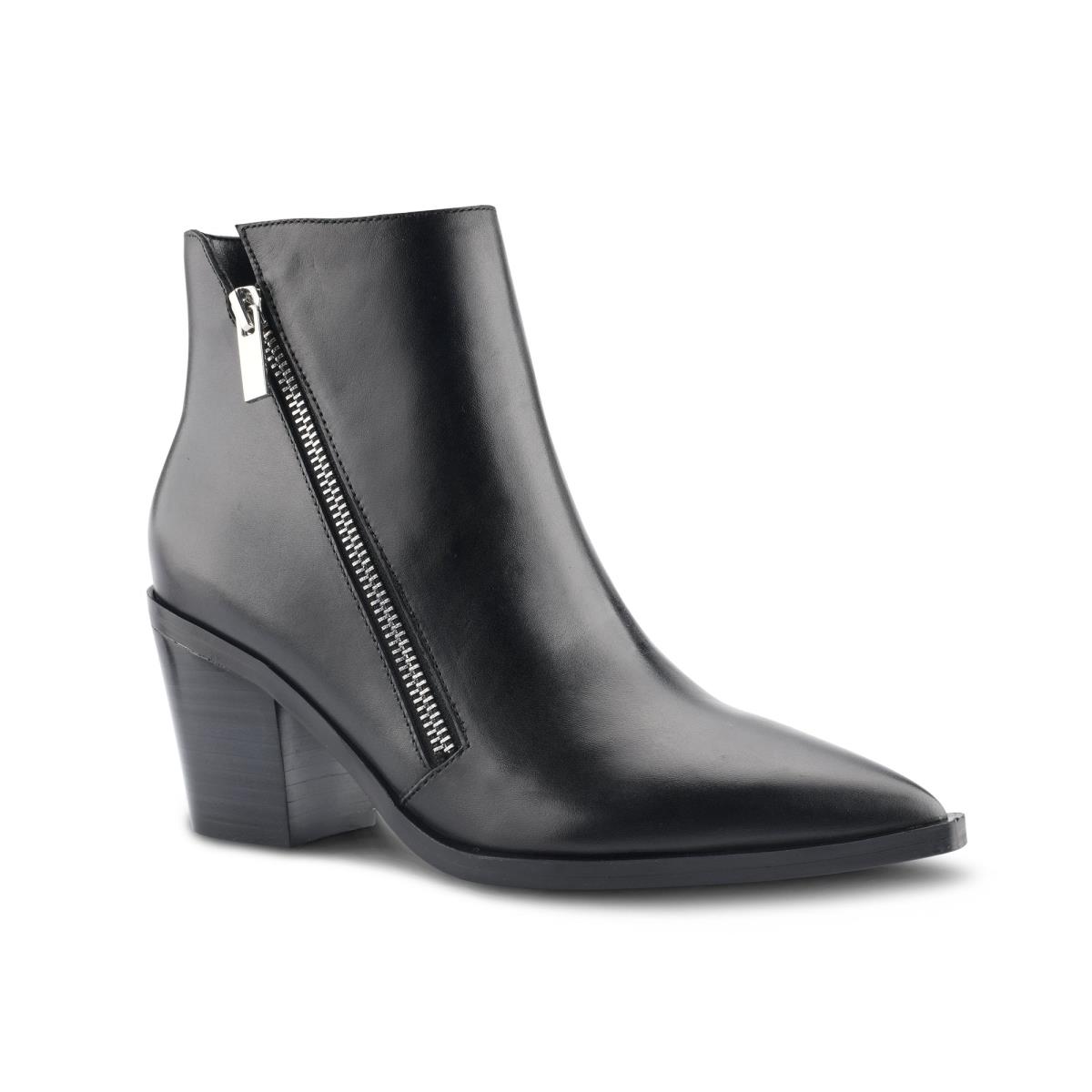 Nine West Wearit Block Heel Booties Black | ZVSE50389