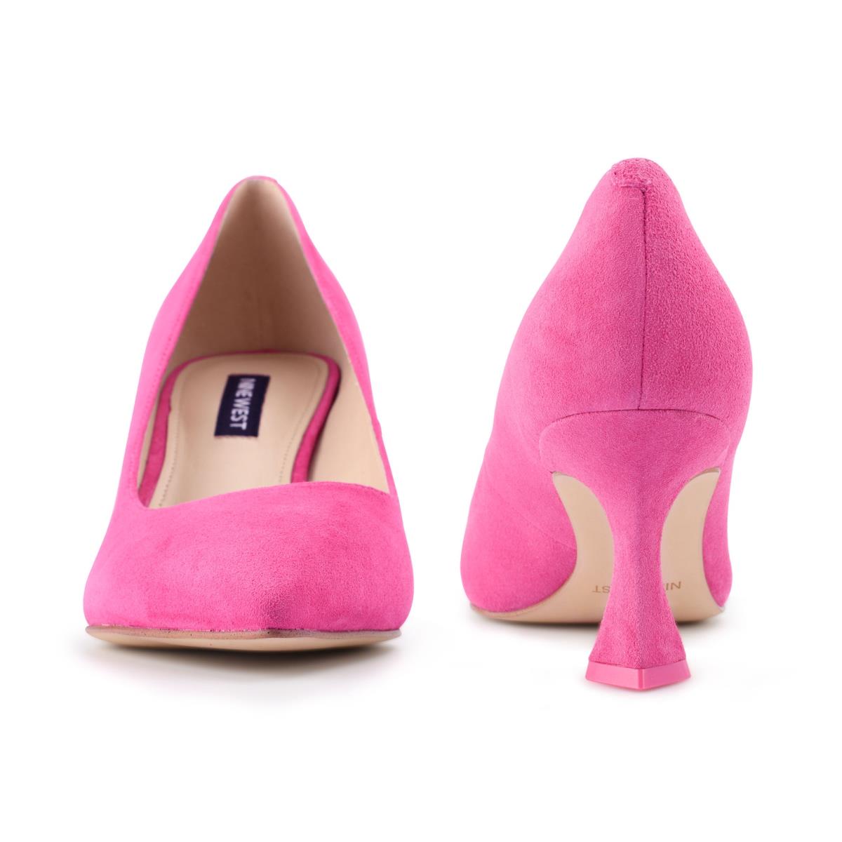 Nine West Workin Pointy Toe Pumps Light Pink | WABF13089