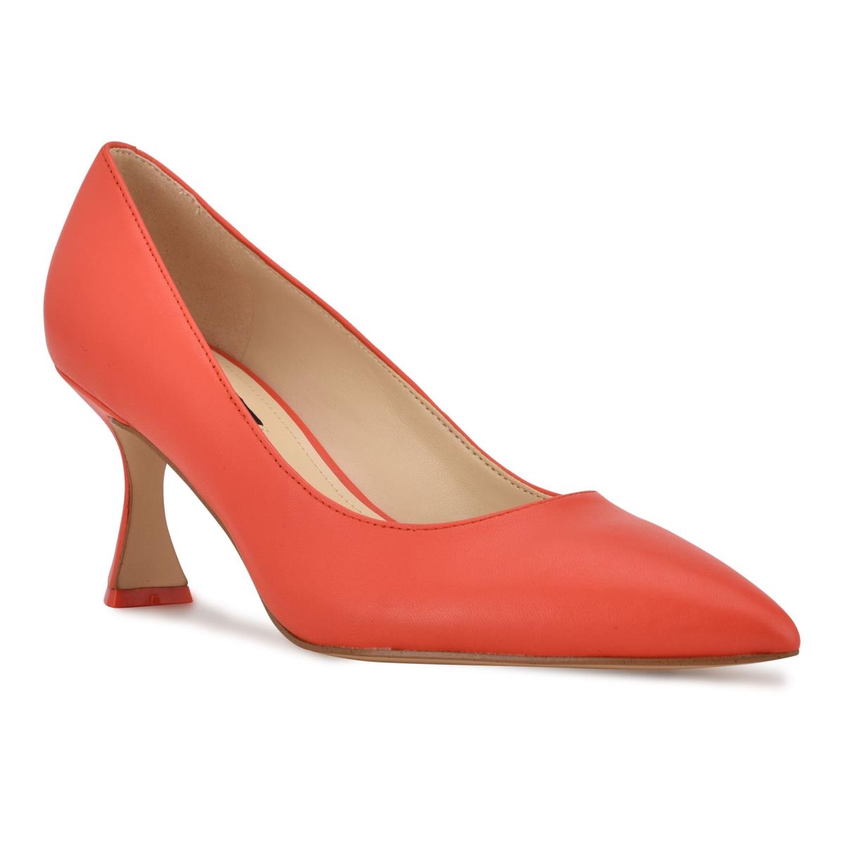 Nine West Workin Pointy Toe Pumps Orange | DCNE15360