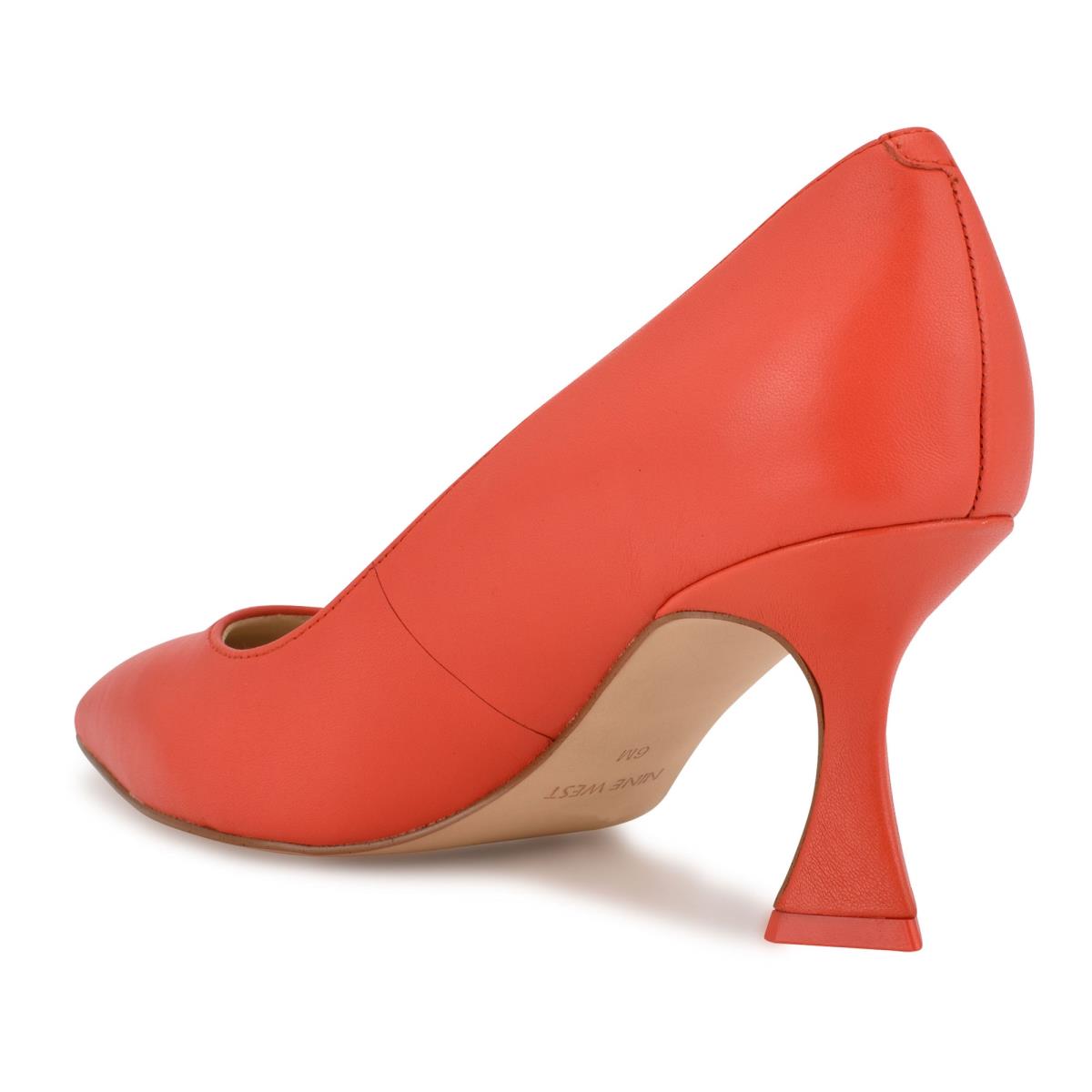 Nine West Workin Pointy Toe Pumps Orange | DCNE15360