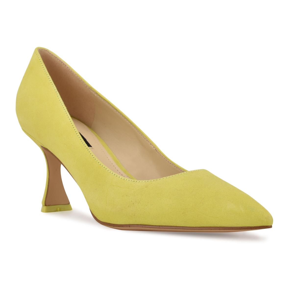 Nine West Workin Pointy Toe Pumps Yellow | SIQO58193