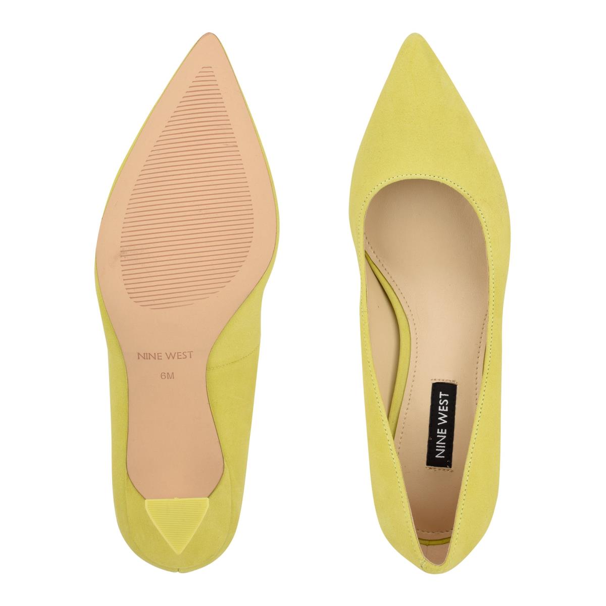 Nine West Workin Pointy Toe Pumps Yellow | SIQO58193