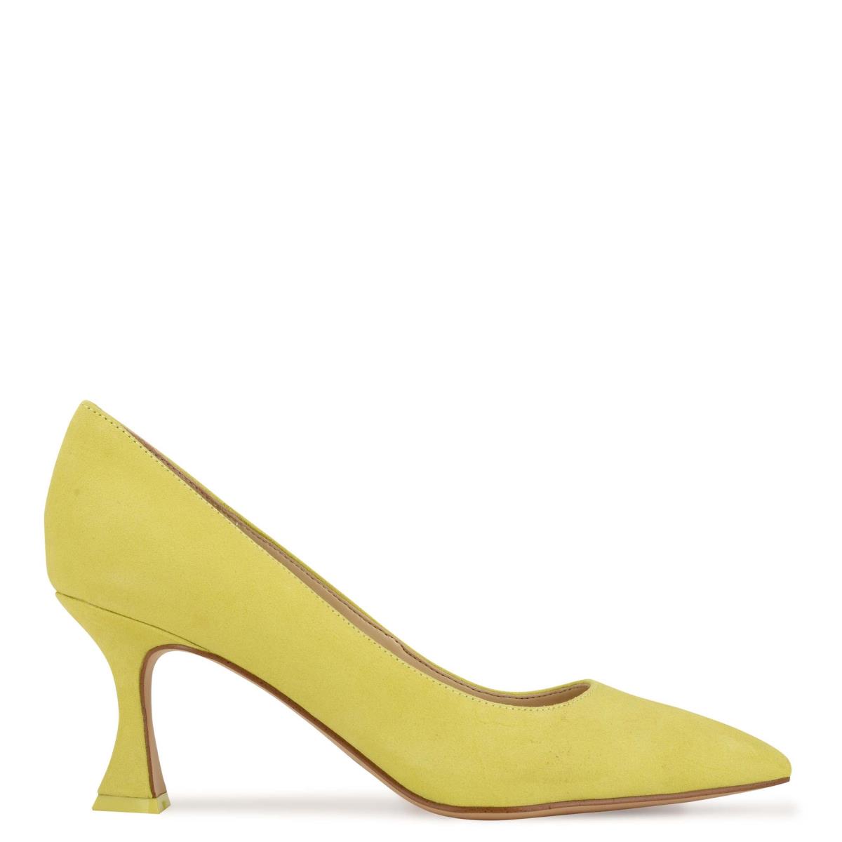 Nine West Workin Pointy Toe Pumps Yellow | SIQO58193