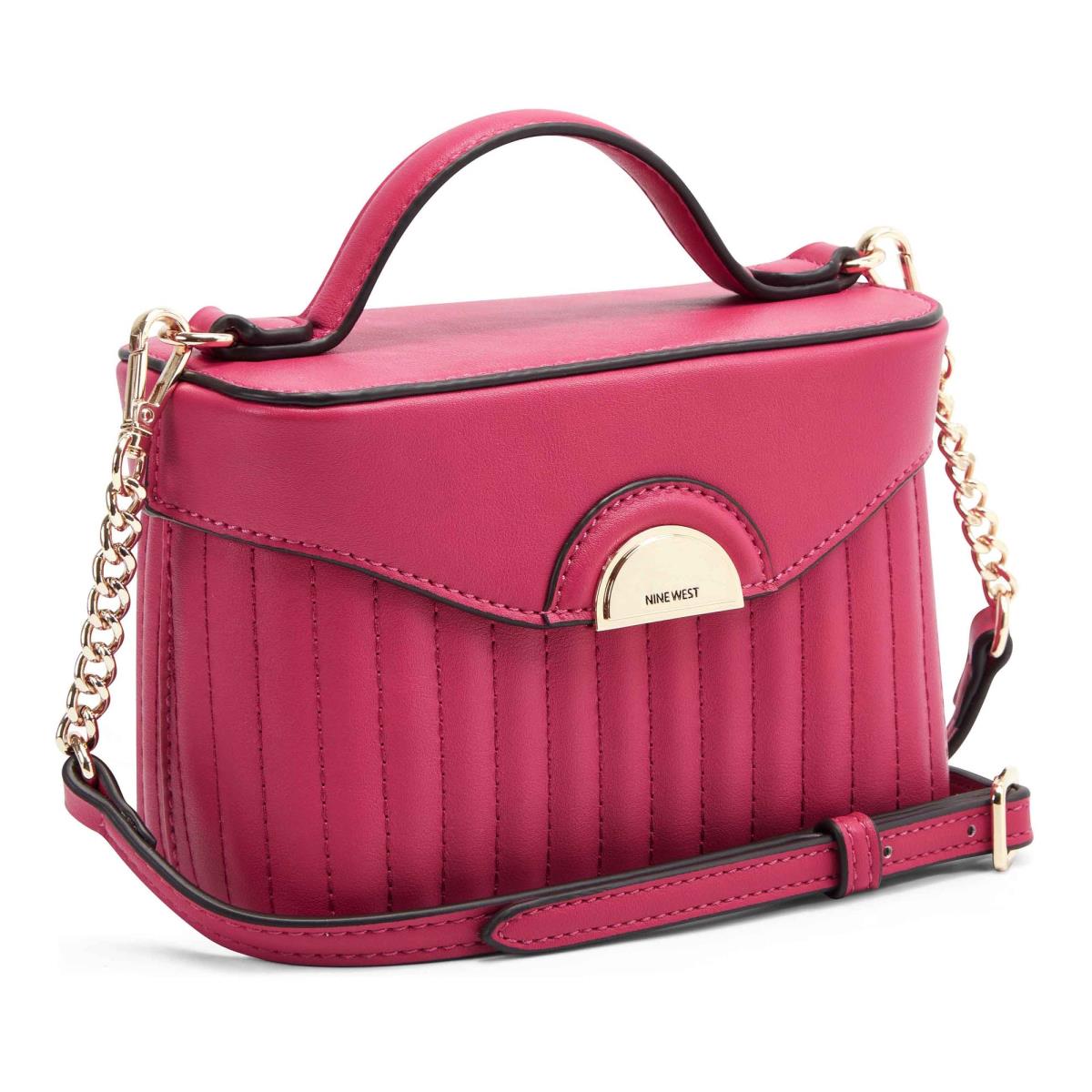 Nine West Wren Vanity Case Crossbody Bags Fuchsia | UZSO46089