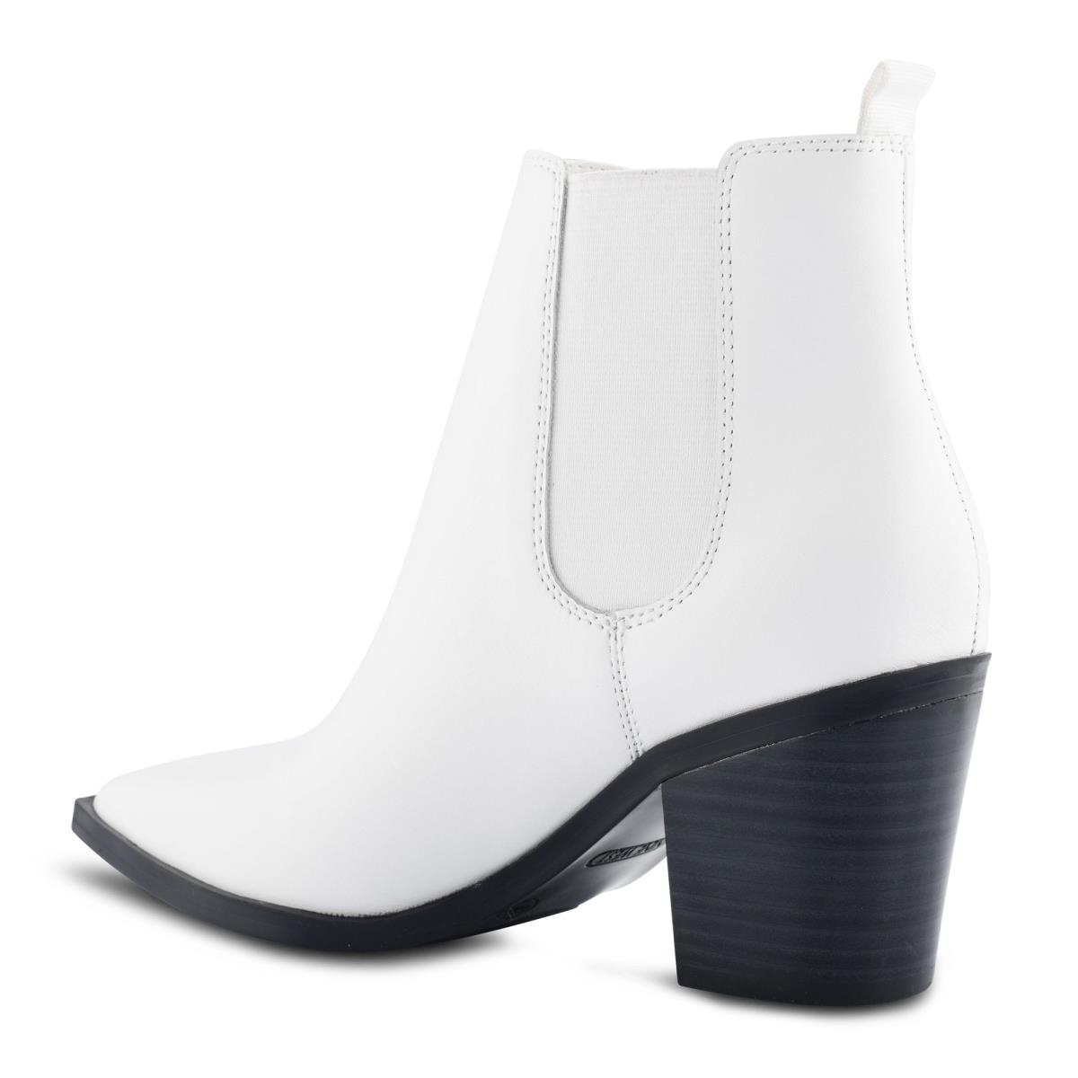 Nine West Wyllis Block Heel Booties White | OZBD91532