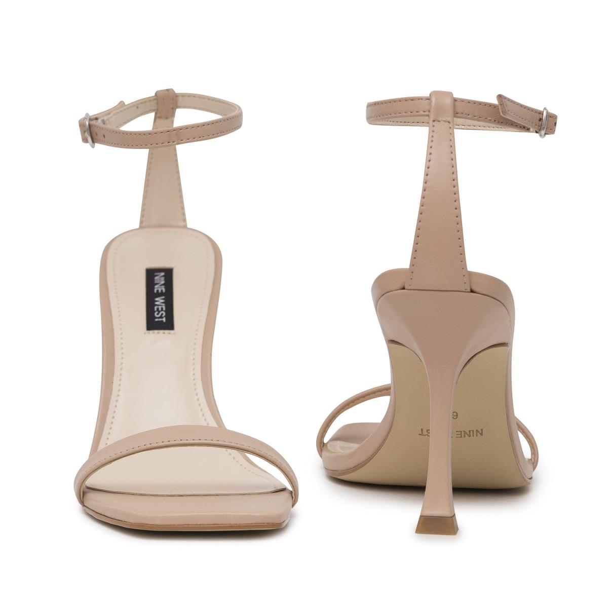 Nine West Yess Ankle Strap Sandals Beige | RQGZ75602