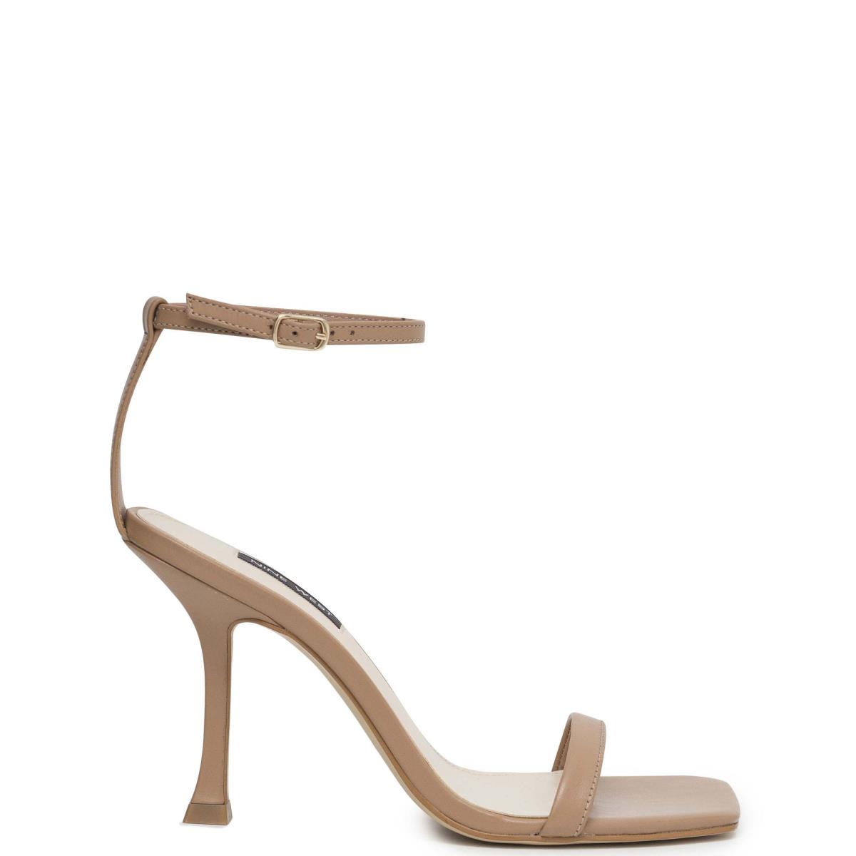 Nine West Yess Ankle Strap Sandals Beige | XDMG16592