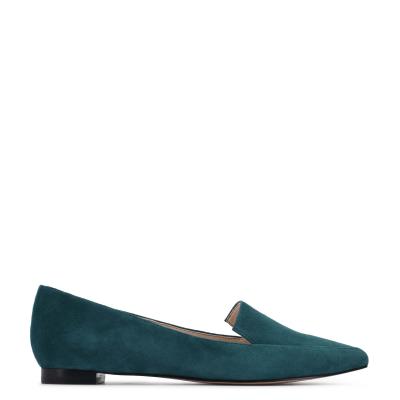 Nine West Abay Smoking Flats Turquoise | QPGU15237