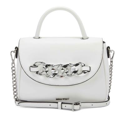 Nine West Addy Mini Top Handle Flap Crossbody Bags White | ZOHB03691