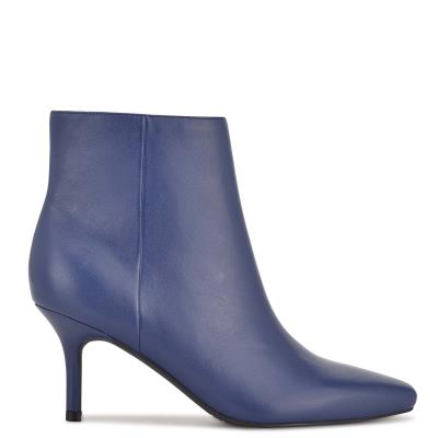 Nine West Ari Dress Booties Blue | WTVL35609