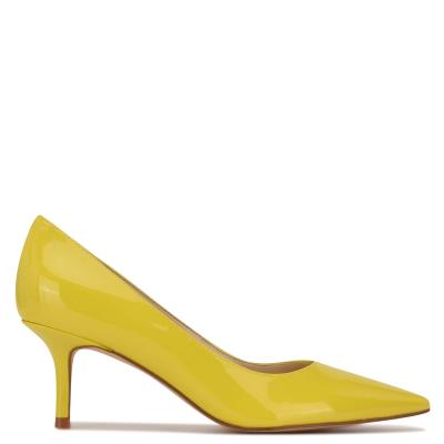 Nine West Arlene Pointy Toe Pumps Yellow | EIGB70356