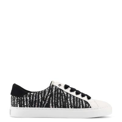 Nine West Best Casual Sneakers Black / White | KJCM68291