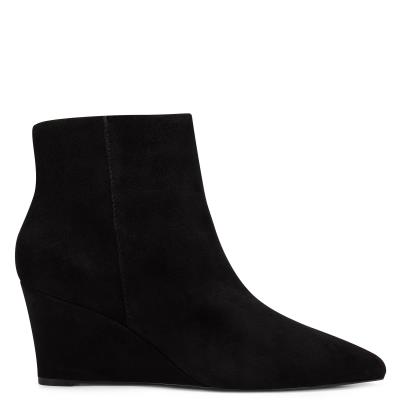 Nine West Carter Wedge Booties Black | DSLH70452