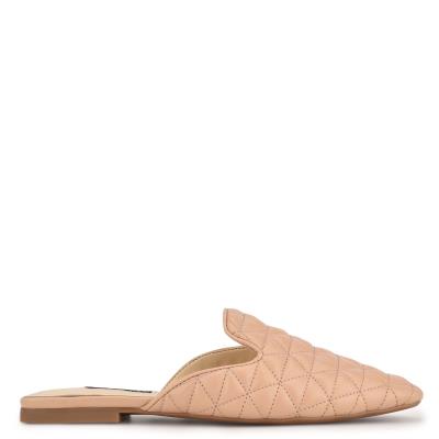 Nine West Diamond Flat Mules Pink | BHFV73980