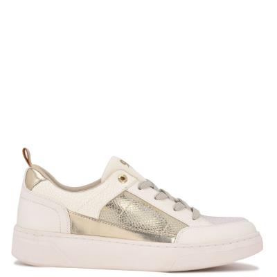 Nine West Elevate Sneakers Sneakers Cream | AETD63275