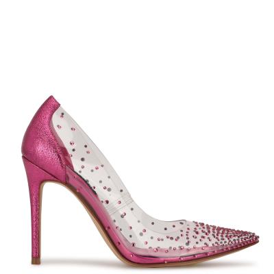 Nine West Franca Dress Pumps Pink | ZIPK05126