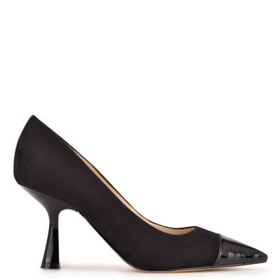 Nine West Hippa Pointy Toe Pumps Black | BRDY32485