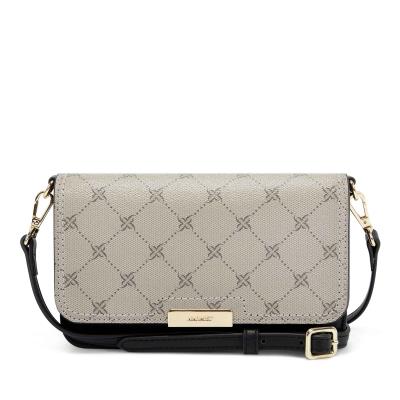 Nine West Lawson Wallet On A String Crossbody Bags Black / White | JQUB59607