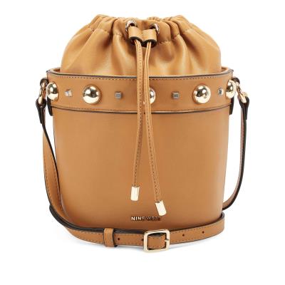 Nine West Laylin Drawstring Bucket Crossbody Bags Orange | NBLT85674