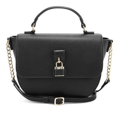 Nine West Nemi Top Handle Flap Crossbody Bags Black | MLEY03475