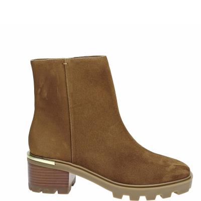 Nine West Remmie Lug Sole Booties Brown | ZURE13698