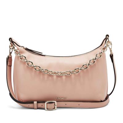 Nine West Ronnie Top Zip Shoulder Bag Shoulder Bags Pink | CRYB10964