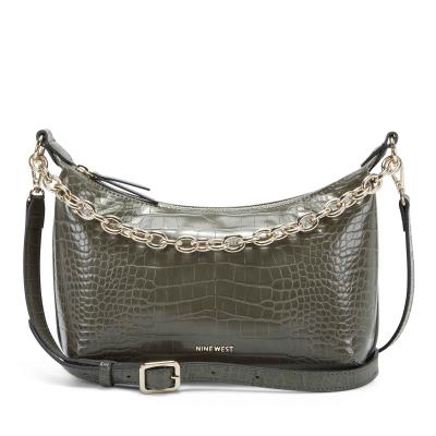 Nine West Ronnie Top Zip Shoulder Bag Shoulder Bags Snake | EMZU38710