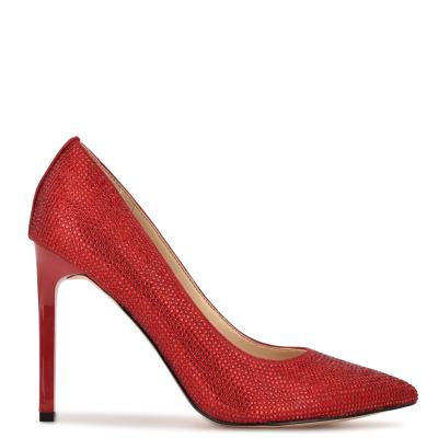 Nine West Tatiah Dress Pumps Red | OJNP25647