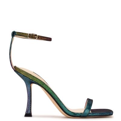 Nine West Yess Ankle Strap Sandals Multicolor | TRFH74582